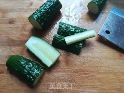 Make Secret pickled cucumber step 2