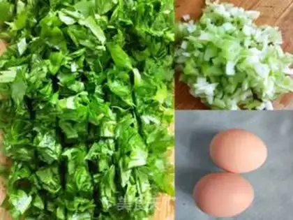 Make Celery leaves step 0
