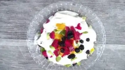 Make Fruit yogurt salad step 3
