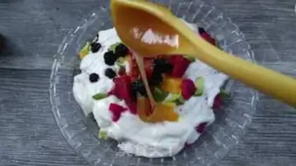 Make Fruit yogurt salad step 4