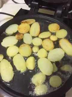 Make Spam peppers, potatoes step 3