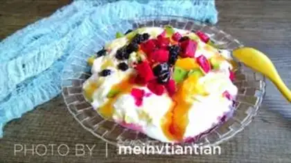 Make Fruit yogurt salad step 5