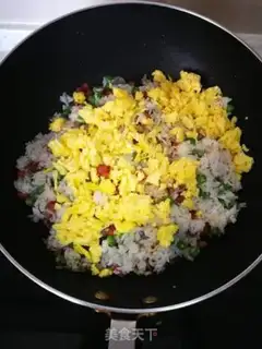 Make Egg fried rice step 8