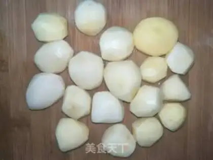 Make Potato pieces step 1