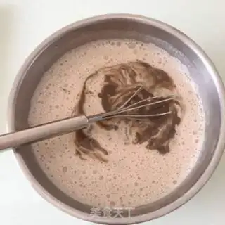 Make Three bean cake step 5