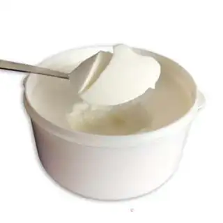 Make Sour milk, mango cream step 0