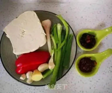Make Garlic tofu step 0