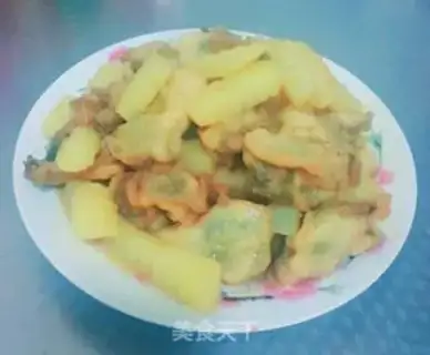 Make Celery leaves, potatoes step 8