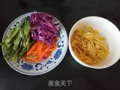 Make Bean horned carrots step 3
