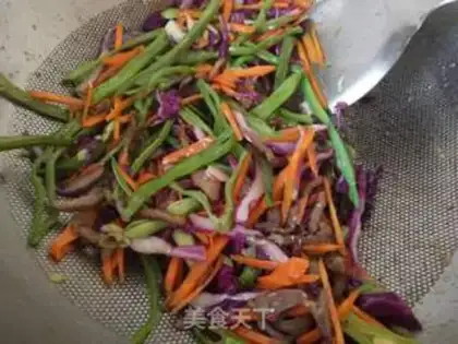 Make Bean horned carrots step 5