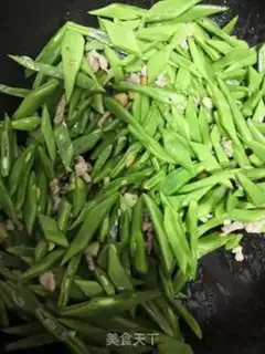 Make lentils fried meat step 5