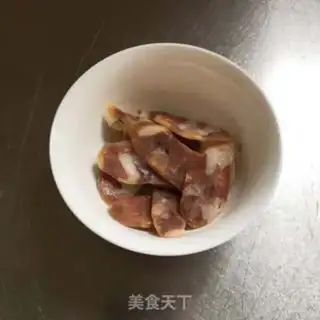Make Sausage fried beans step 1