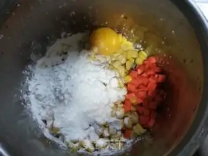 Make Double corn brand step 6