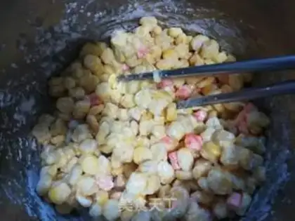 Make Double corn brand step 7