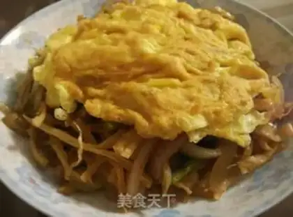 Make Fried omelet step 8
