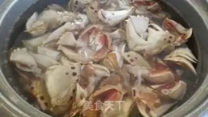 Make Spicy crab clamps step 1