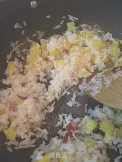 Make Sweet pineapple rice step 11