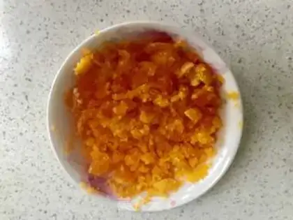 Make Crab butter tofu step 1