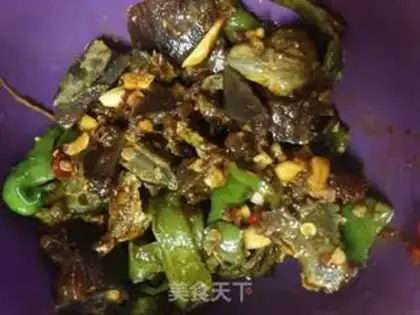 Make Skin and egg pepper step 1