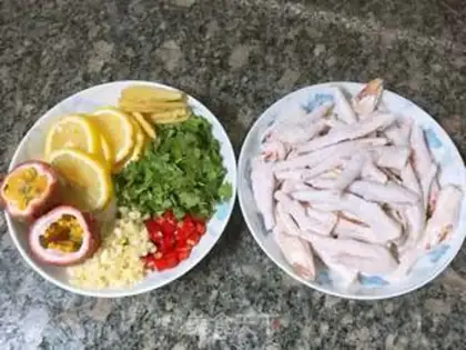 Make Net lemon chicken claw step 0