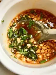 Make Spicy chicken silk step 16