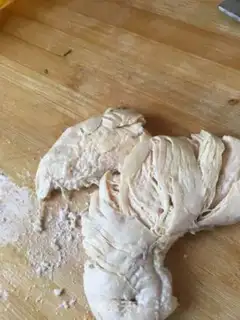 Make Spicy chicken silk step 17