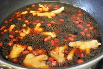 Make Peanut chicken feet step 6