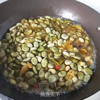 Make Sour spicy beans step 7