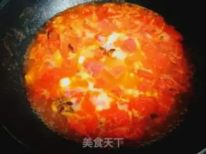 Make Tomato egg soup noodles step 10
