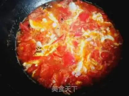 Make Tomato egg soup noodles step 11