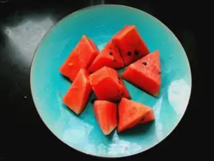 Make Fresh watermelon juice step 2