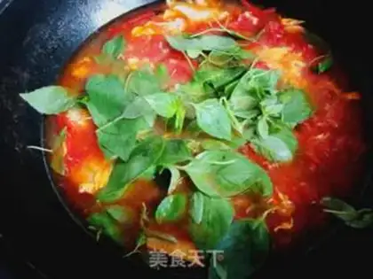 Make Tomato egg soup noodles step 12
