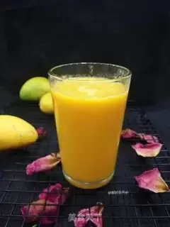 Make Fresh orange mango juice step 7