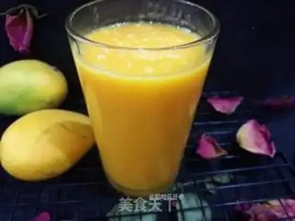 Make Fresh orange mango juice step 8