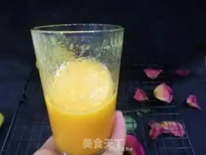 Make Fresh orange mango juice step 9