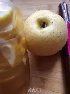 Make Lemon and honey and fruit step 1