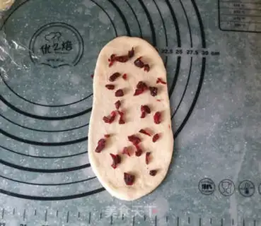 Make Butterless cranberry milk rolls step 7