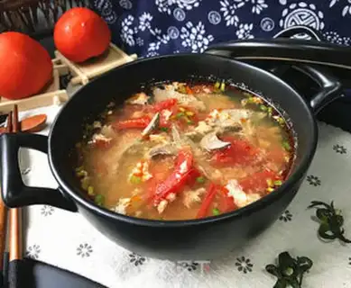 Make Tomato eggs and liver soup step 11