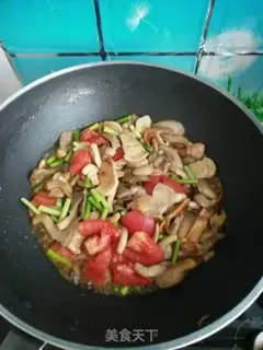 Make Mushroom fried meat step 7