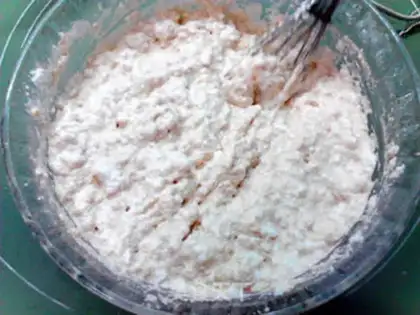 Make Pink strawberry Farrov magic cake step 11