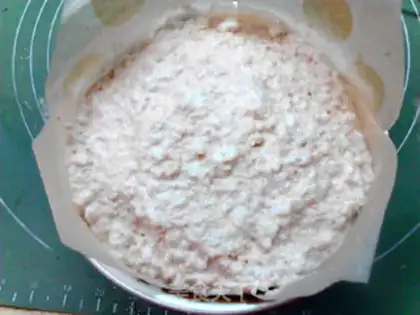 Make Pink strawberry Farrov magic cake step 12