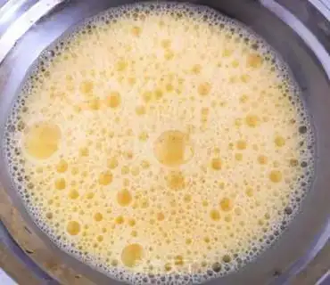 Make Shrimp sauce, tofu eggs step 2