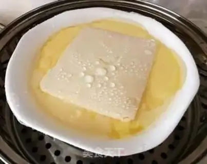 Make Shrimp sauce, tofu eggs step 4