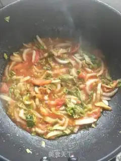 Make Tomato fried cabbage step 5