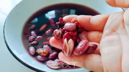 Make Red bean and black rice congee step 2