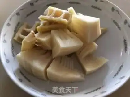 Make Bamboo mushroom roast step 1