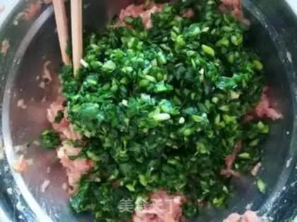 Make Pork dumplings step 3