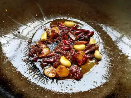 Make Potato chicken step 4