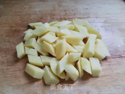 Make Potato chicken step 8