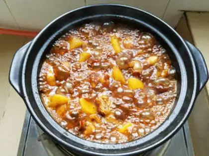 Make Potato chicken step 9